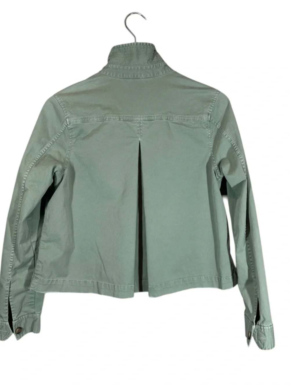 VINEYARD VINES Women's Small Army Green Military Inspired Utility Jacket Buttons - Picture 4 of 7
